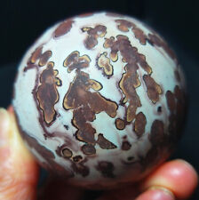 TOP 231G 54mm Natural Colored Chinese Painting Agate Crystal Ball Healing B355 picture