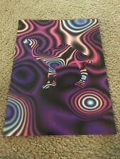 Vintage 1997 JOE CAMEL LIGHT CIGARETTES PSYCHADELIC Print Ad 1990s 2-SIDED RARE picture