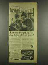 1933 Colgate's Ribbon Dental Cream Ad - Real Beauty picture