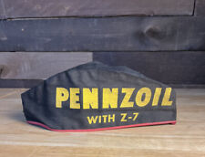VINTAGE 1940's PENNZOIL WITH Z-7 SERVICE STATION HAT DOUBLE SIDED picture