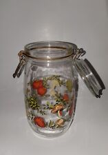 Vintage Arc France Wire Bail Glass Spice Of Life Canister picture