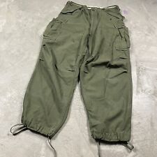 vtg military M-1951 Field Shell Trousers MEDIUM REGULAR cargo pants army Talon picture