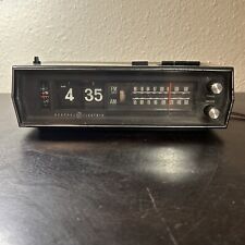 Vintage General Electric Flip Clock Radio Alarm Sleep-Timer Tested & Work Rare picture