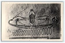 c1920's King Seti 1 Tomb Scarab Hieroglyphs View Thebes Egypt RPPC Postcard picture