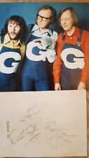 The Goodies - all 3 comedy icons signed album page & 8x10