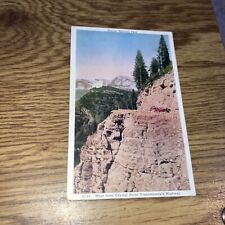Vintage Postcard Glacier National Park, West From Crystal Point Transmountain Hw picture