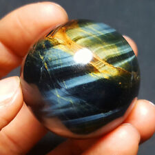 TOP84.3G39MM Natural Tiger eye Crystal Sphere Ball 2670+ picture