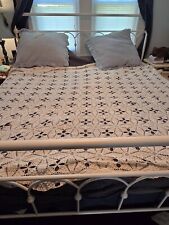 VIntage crocheted bed cover picture