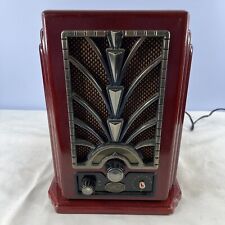 Spirit of St. Louis Red Tombstone Reproduction Radio - Powers On picture