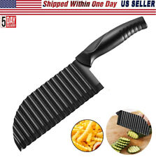 Crinkle Potato Cutter Vegetable Waves Slicer Knife Stainless Steel Kitchen Tool  picture