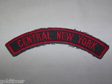 VINTAGE GSA GIRL SCOUT PATCH 1960-70S CENTRAL NEW YORK picture