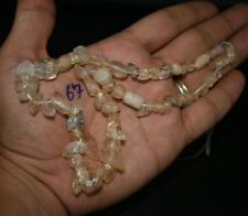 Ancient Early Roman Crystal Bead Necklace C. 1st Century (62 Beads in 1 necklace picture