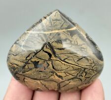 96 Gm Top Quality  Polished  Picture Jasper Healing Heart@ Pakistan picture