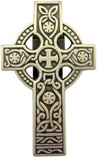 Pewter Celtic Cross Protect Us on Our Journey Auto Visor Clip, 2 3/4 In picture