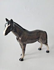 Vintage Glossy Bay Horse Figurine Unmarked Beautiful picture