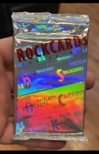 1991 ROCKCARDS Series 1 New Pack - 80's-90's ROCKSTARS / BANDS Stickers picture