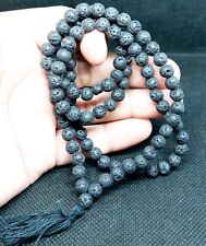 Lava Stone Mala 100% Real 6 mm Beads 32 cm Necklace Length Size picture