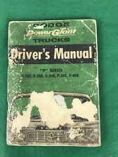 oem 1960 DODGE Power Giant Trucks Owners Drivers Manual  D & P  100 200 300 400 picture