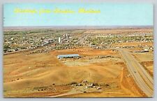 Glasgow Montana Aerial View Posted 1965 Postcard picture