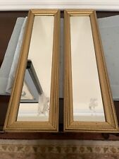 vintage set of 2 wall mirror picture