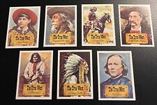 1977 Kellogg's The True West Hi-Grade 7-Card Lot w/ Sitting Bull Geronimo Pancho picture