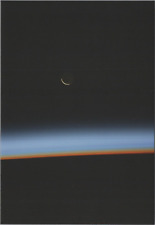 MR ALE NEW NASA Cosmos Postcard Series~ Crescent Moon Koichi Wakata 5722.2 picture
