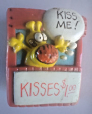 Kiss Me 1989 Plastic Pins Grimmy Inc. Enesco. 1 pin. Vintage collectable  picture