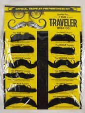 THE TRAVELER BEER CO. Mustache Kit - 12 Novelty Mustaches  picture