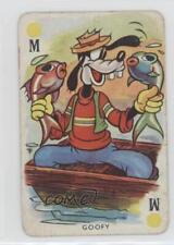 1939 Pepys Disney Mickey's Fun Fair Card Game Red Donald Back Goofy #MYel tj1 picture