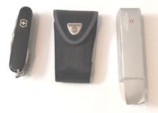 Black Victorinox Swiss Champ Swiss Army Knife With Pouch picture