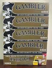 Gambler Light Gold King Size RYO Cigarette Tubes - 5 Boxes (1000 Tubes) picture