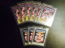 2011 GARBAGE PAIL KIDS Flashback Series 2 & 3 SILVER Set 1As + 1Bs (LOT OF 9) 💎 picture