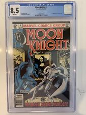 Moon Knight #3 CGC 8.5 (Marvel 1981)  1st Midnight Man  White pages Newsstand picture
