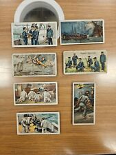 Players Cigarette Life On Board a Man of War in 1805 & 1905 Tobacco Mini Cards picture