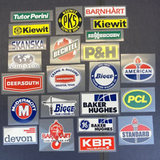 Vinyl Construction Stickers BECHTEL KIEWIT LAMPSON KBR Carpenters picture