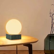 FLORNIA Modern Industrial Table Lamp, Square with 3000K, Blackish Green  picture