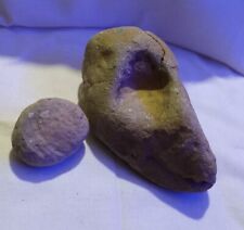 Native American Paleo Indian Artifacts Mortar & Pestle Set Stone Tools Franklin picture