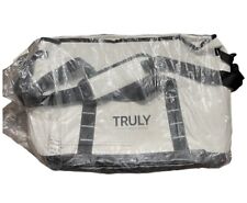Truly Hard Seltzer Cooler Lounge Bag with Straps White and Black picture