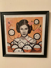 Princess Leia, Carrie Fisher, Star Wars, Light Saber, Hi-Fructose Mag, Artwork picture