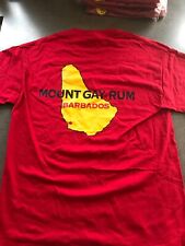 Mount Gay Rum T-Shirt NWOT Red sizes Extra large ONLY Sailing Regatta ⛵️ picture
