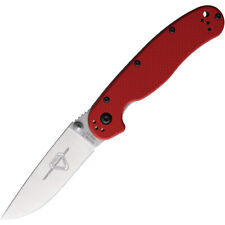 Ontario RAT II Linerlock Red Smooth G10 Folding S35VN Pocket Knife 8064 picture