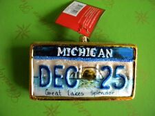 Christopher Radko Michigan My Michigan Glass Ornament picture