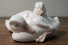 Vintage Retired 1982 LLANDRO Sleeping Ducks Porcelain Figurine, signed NAO picture