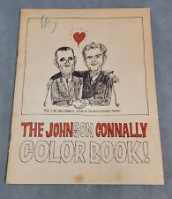 Vintage THE JOHNSON CONNALLY COLOR BOOK Humor POLITICAL Cartoon TEXAS picture