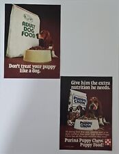 1980 Purina Puppy Chow Dog Food Ad - Don't Treat Your Puppy Like A Dog picture