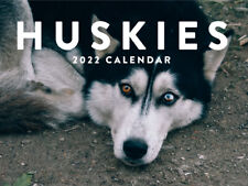 Siberian Huskies 2022 Wall Calendar Dogs 18 Month Calendar Monthly 18x12 inch picture