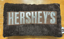 Hershey's Milk Chocolate Candy Bar Wrapper Brown Pillow Plush 19