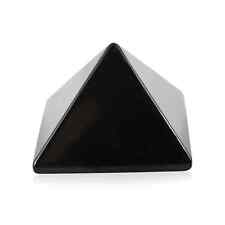 Home Decor Black Karelian Shungite Pain Relieve Pyramid Home Accent Ct 268 Gifts picture