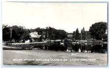 c1950's Scene On Old Mill Spicer On Green Lake Minnesota MN RPPC Photo Postcard picture