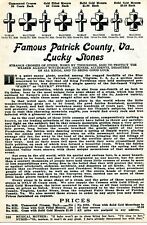 1926 Print Ad of Patrick County VA Fairy or Lucky Stones Maltese & Roman Cross picture